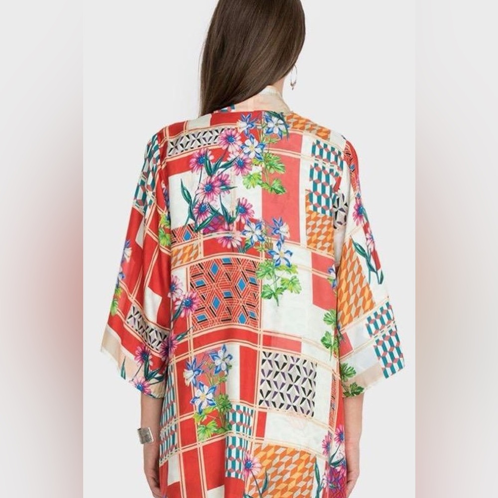 NWT Johnny Was Ridge Gianni Silk Kimono (reversible) size Small - Picture 10 of 10
